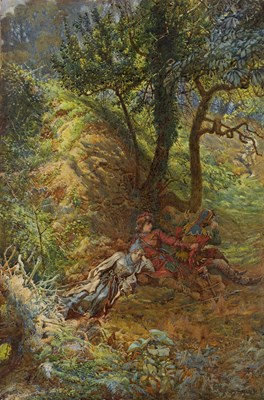 Lot 249 - Henry Reynolds Steer (1858-1928) Woodland with...