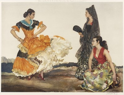 Lot 25 - After Sir William Russell Flint The Dance of a...
