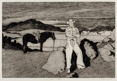 Lot 57 - Robert Young (20th Century) Peter Magay signed,...