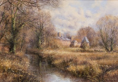 Lot 238 - Terry Harrison (20th century) River landscape...