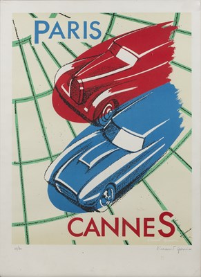 Lot 22 - Vincent Geni (20th century) 'Paris, Cannes',...