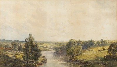 Lot 236 - John Faulkner (1835-1894) 'On the Dee', signed,...