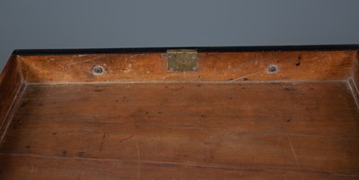 Lot 46 - A George III mahogany reading table the...