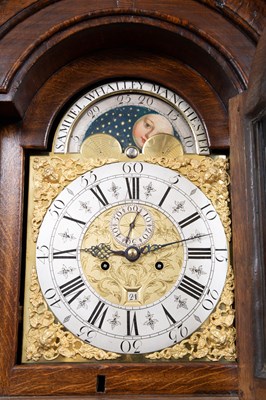 Lot 48 - A George III burr walnut cased eight day...