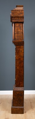 Lot 48 - A George III burr walnut cased eight day...