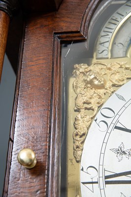 Lot 48 - A George III burr walnut cased eight day...