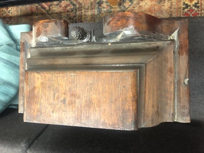 Lot 5 - A George III unusual sized oak eight day...