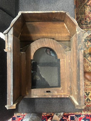 Lot 5 - A George III unusual sized oak eight day...
