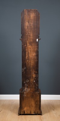 Lot 5 - A George III unusual sized oak eight day...