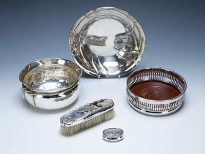 Lot 314 - Collection of continental white metal and...