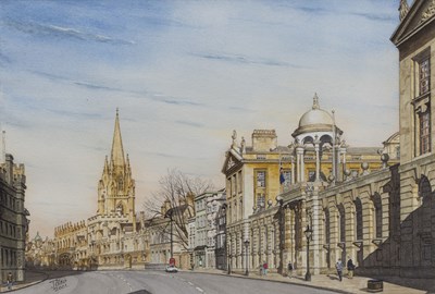 Lot 281 - John Blair (20th century) High Street, Oxford,...