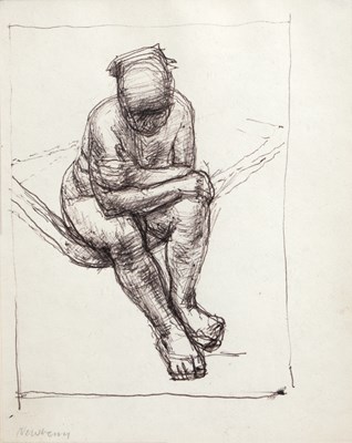 Lot 252 - John Newberry (b.1934) Female nude study,...