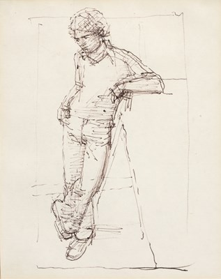Lot 252 - John Newberry (b.1934) Female nude study,...