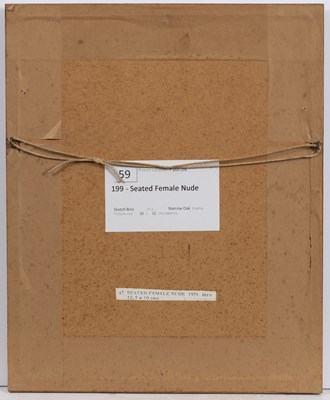 Lot 252 - John Newberry (b.1934) Female nude study,...