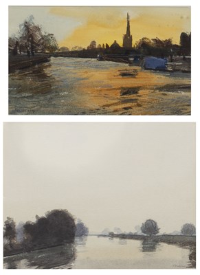 Lot 254 - John Newberry (b.1934) Sunset, St Helen's,...
