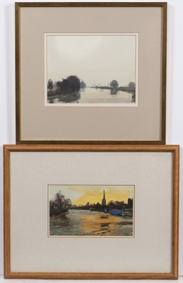 Lot 254 - John Newberry (b.1934) Sunset, St Helen's,...