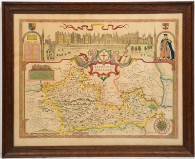 Lot 135 - A Berkshire described map after an original by...