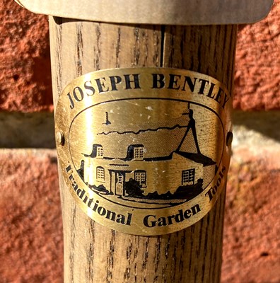 Lot 541 - A Joseph Bentley stainless steel garden spade...
