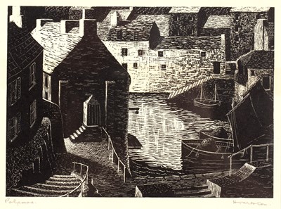 Lot 71 - H.T. Morton (20th Century) Polperro signed and...