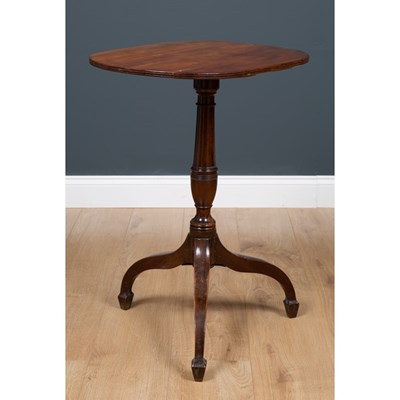 Lot 307 - A 19th century provincial cherry wood tilt top...