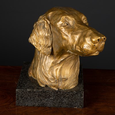 Lot 542 - A gilt wooden carved statue of a golden...