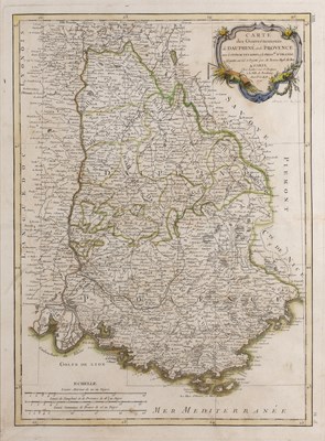 Lot 498 - J Arrivet 'Carte des Gouvernments de Dauphine...