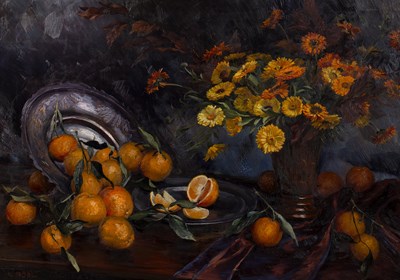 Lot 300 - Camilla Gobl-Wahl (1871-1965) Still life -...