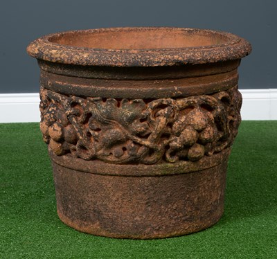 Lot 505 - An early 20th century terracotta planter...