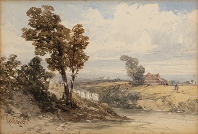 Lot 292 - William Callow (1812-1908) A river landscape...