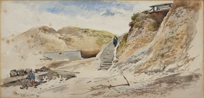 Lot 293 - Charles Rowbotham (1856-1921) 'Rottingdean',...