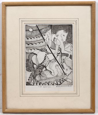 Lot 47 - Janina Baranowska (b.1925) 'St. George',...