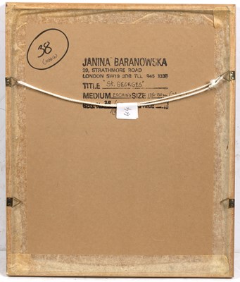 Lot 47 - Janina Baranowska (b.1925) 'St. George',...