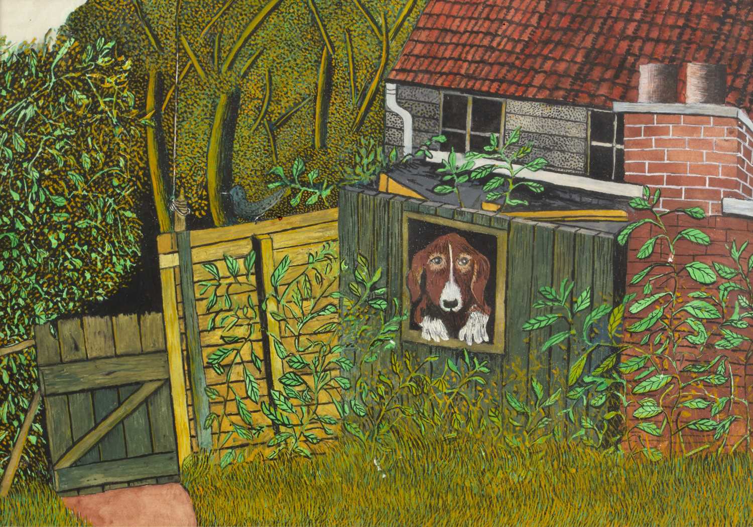 Lot 303 - James Lloyd (1905-1974) Keeping Guard,...
