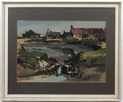 Lot 317 - Donald Bosher (1912-1977) Whelk Sheds,...