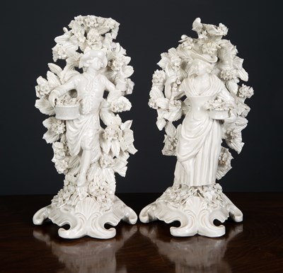 Lot 50 - A pair of late 18th century Plymouth porcelain...