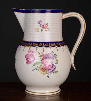Lot 25 - A late 18th century Royal Crown Derby ale jug,...