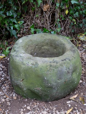 Lot 663 - An ancient limestone "Knocker" or Scottish...