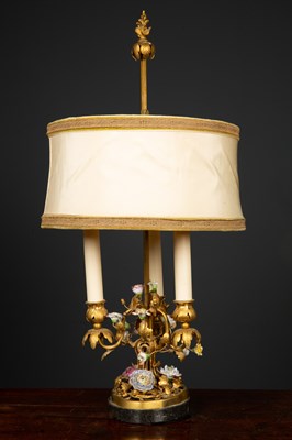 Lot 18 - A decorative table lamp constructed from a...