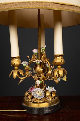 Lot 18 - A decorative table lamp constructed from a...