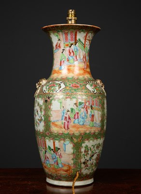 Lot 19 - A decorative table lamp constructed from a...