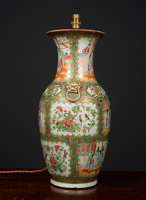 Lot 19 - A decorative table lamp constructed from a...