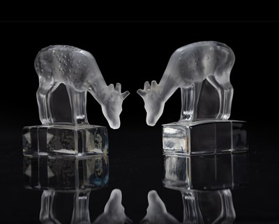 Lot 415 - René Lalique (1860-1945) two paperweights...