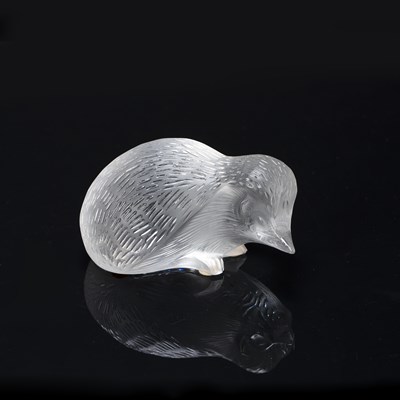 Lot 413 - René Lalique (1860-1945) glass model of a...