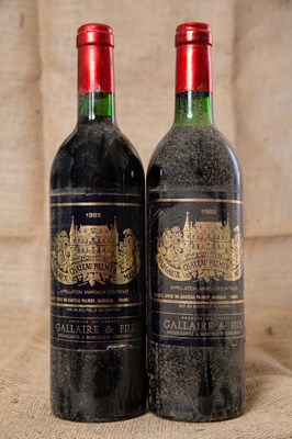 Lot 490 - Two bottles of Chateau Palmer 1983 (2)