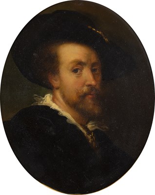 Lot 334 - After Rubens Self-portrait, oil on panel, 20.5...