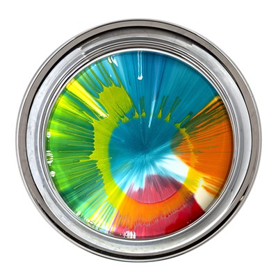 Lot 397 - Damien Hirst (b.1965) Spin Painting signed (to...