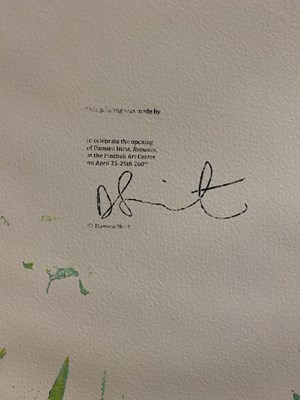 Lot 397 - Damien Hirst (b.1965) Spin Painting signed (to...