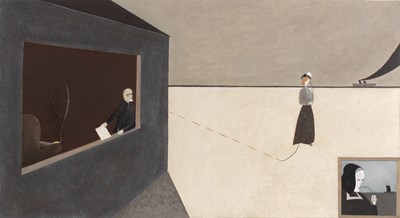 Lot 329 - Andrew Lanyon (b.1947) Freud, Lost in the...