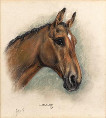 Lot 393 - Marjorie Cox (1915-2003) 'Laramie', signed and...