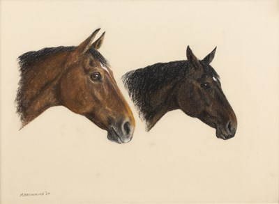 Lot 394 - Mary Browning (20th century) A study of two...